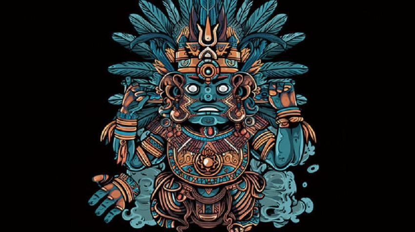 Who was the Aztec main god