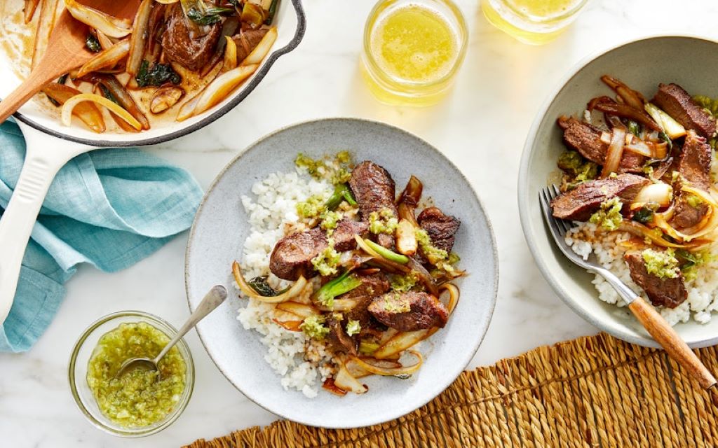 Which food is known as the Hawaiian steak?