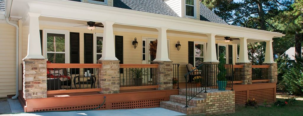 What is the purpose of a front porch?