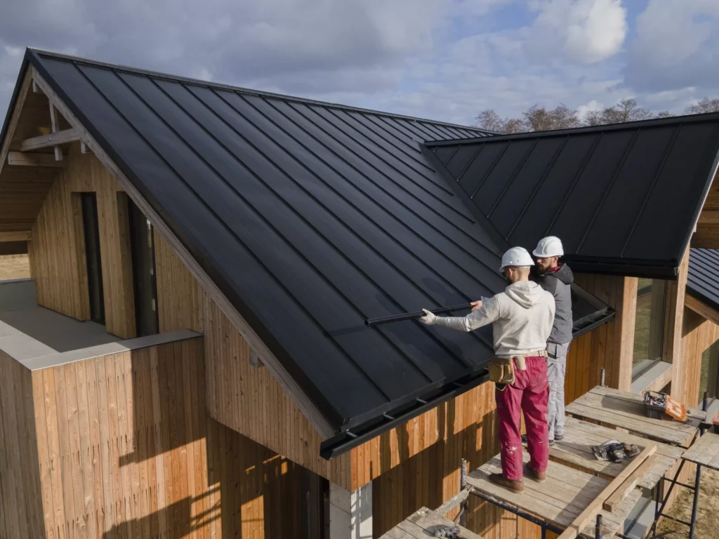 What does a hip roof look like