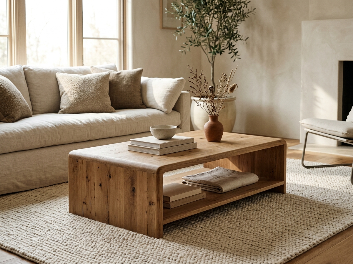 Learn how to select a coffee table that blends natural organic textures with durable, functional design. Find the right piece for your living space today.